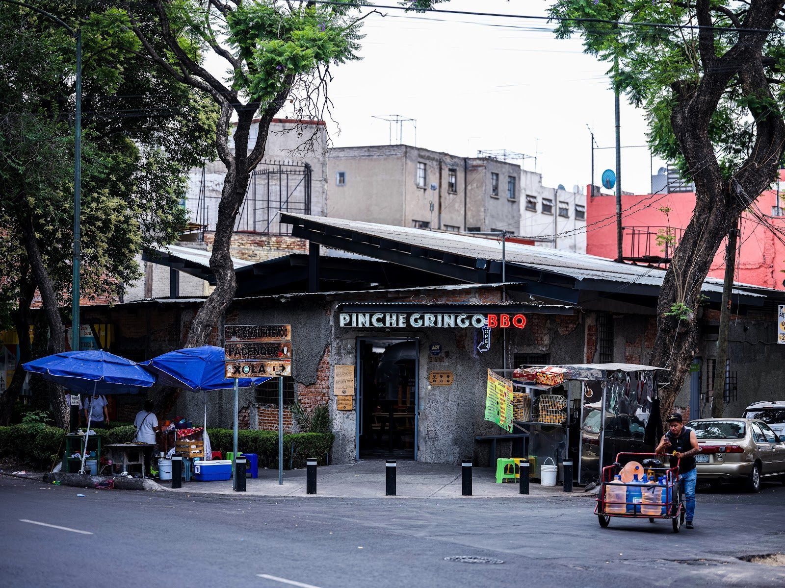 Pinche Gringo Bar Mexico City bar interior