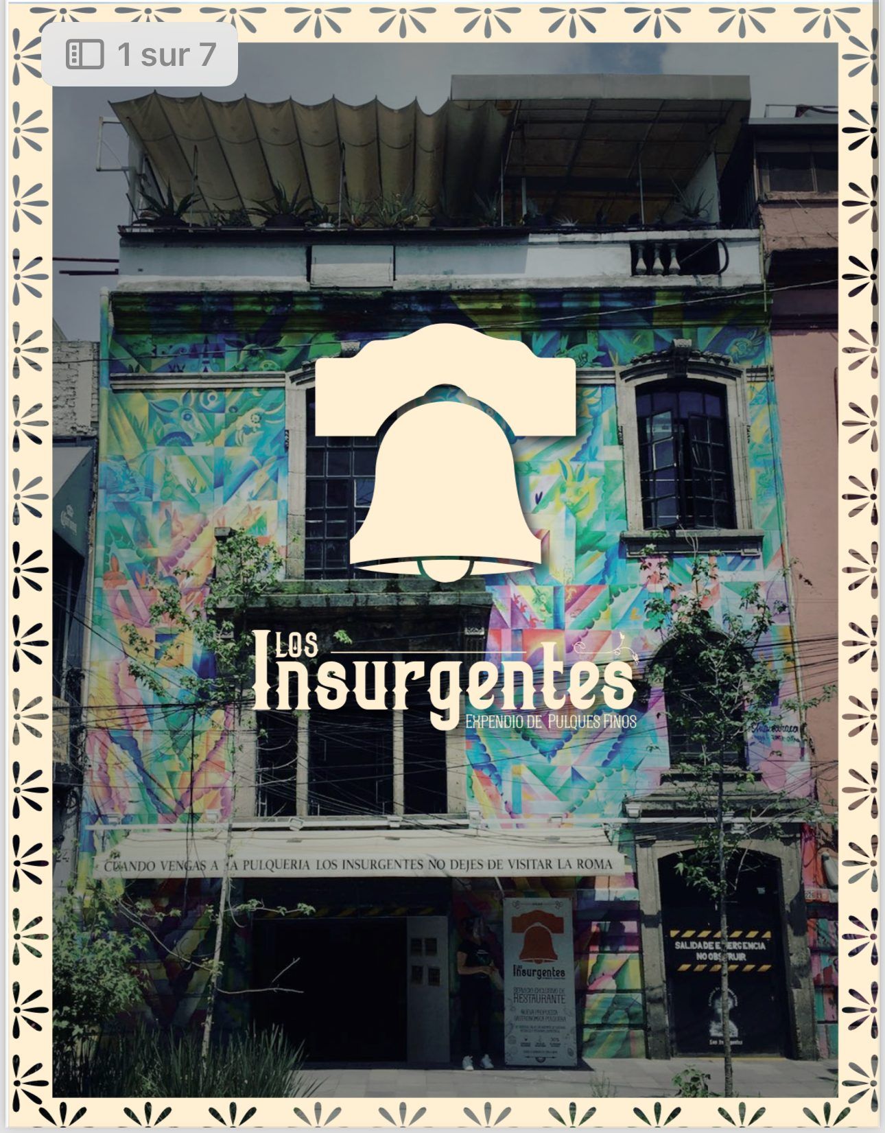 Pulqueria Los Insurgentes Mexico City bar interior