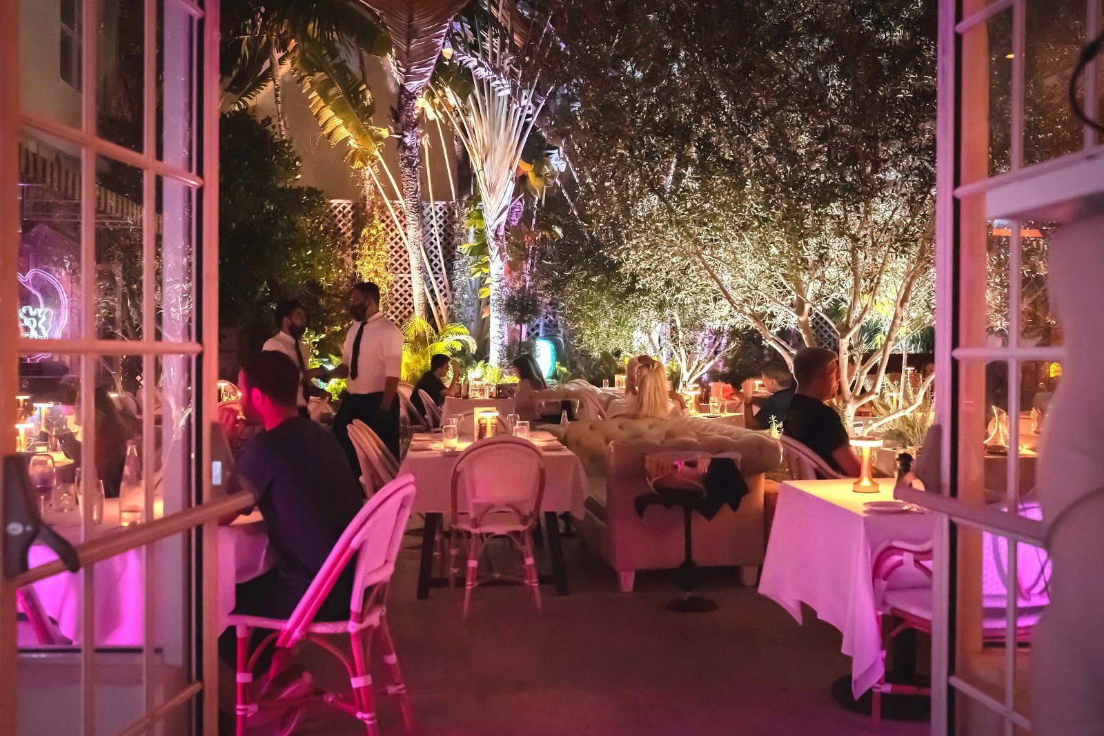 Villa Azur Miami bar interior
