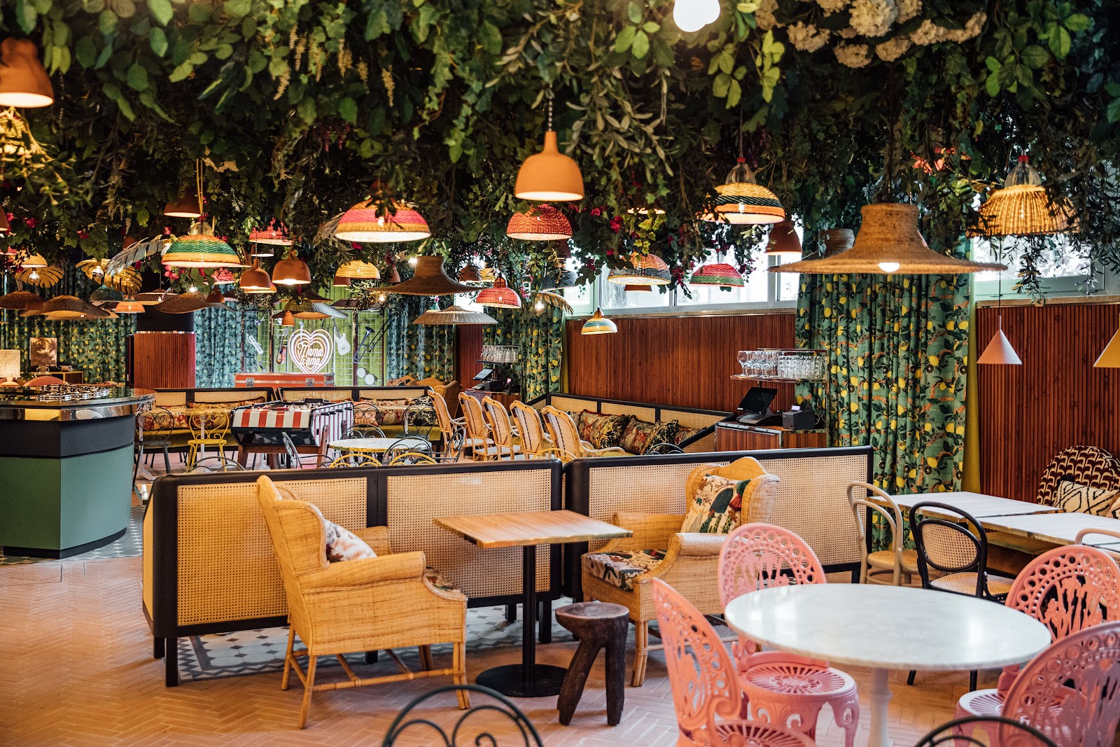 Mama Shelter Rooftop Bar Milan bar interior