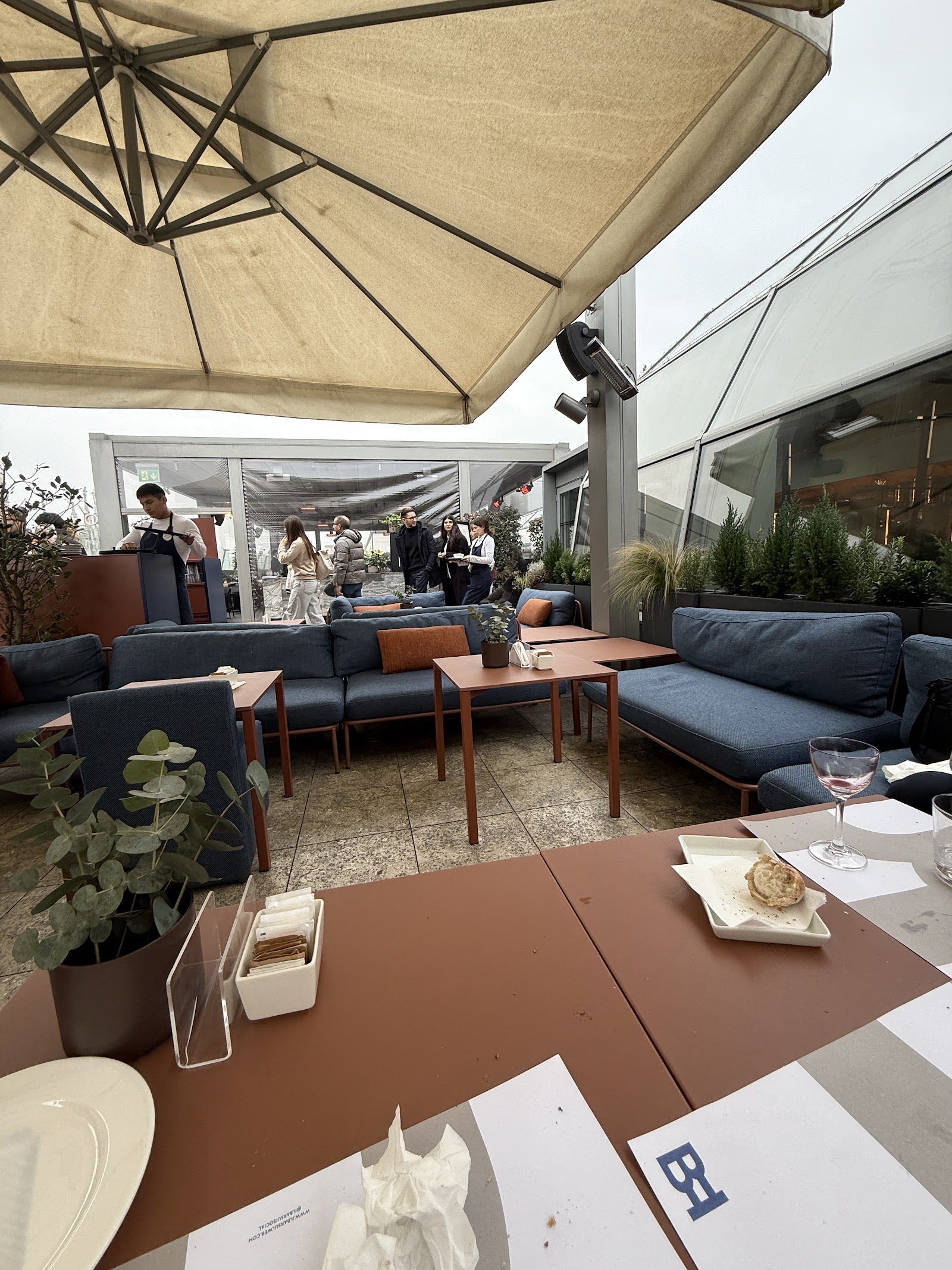 Terrazza 12 Milan bar interior