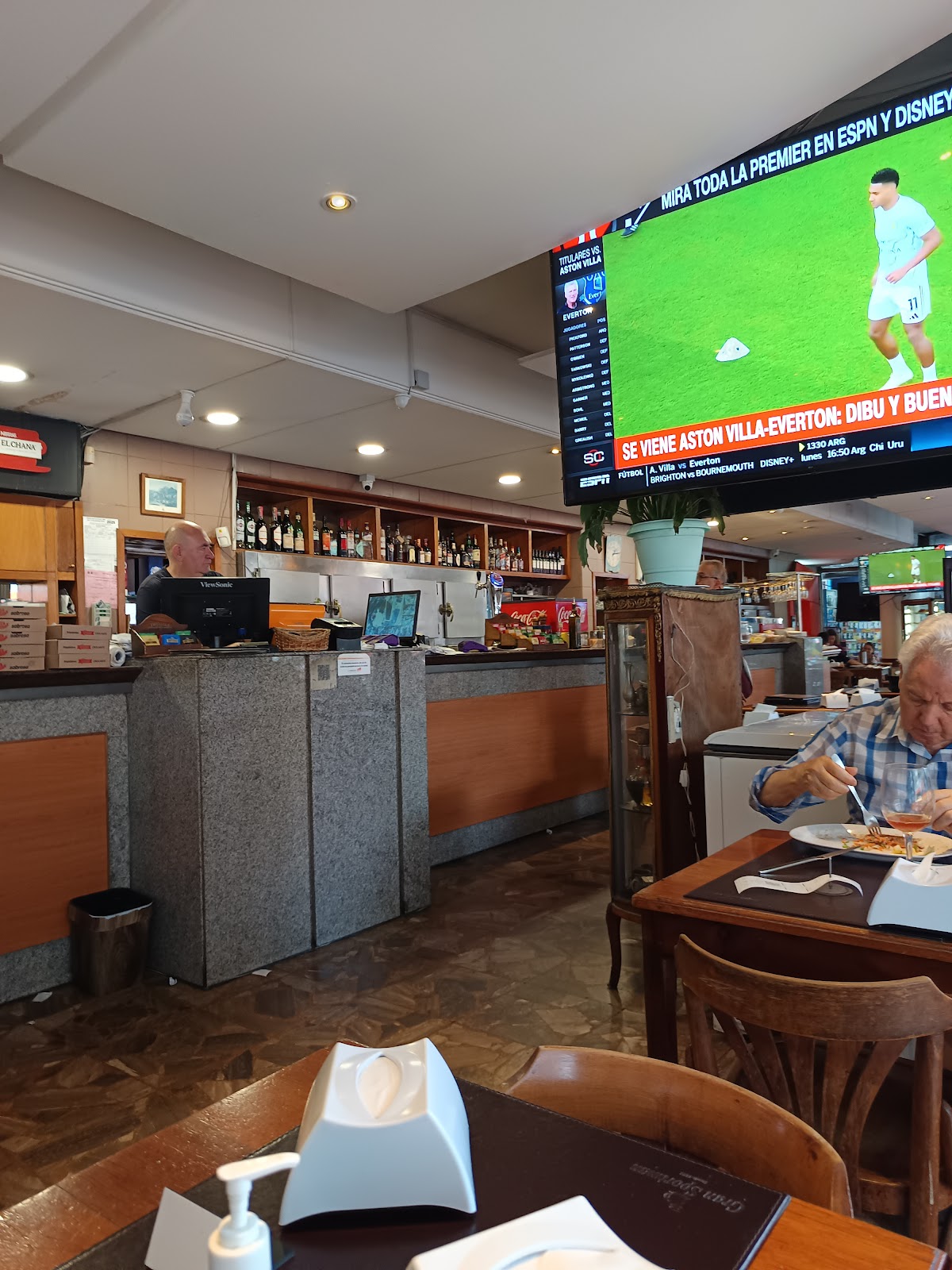 Classic old café bar room