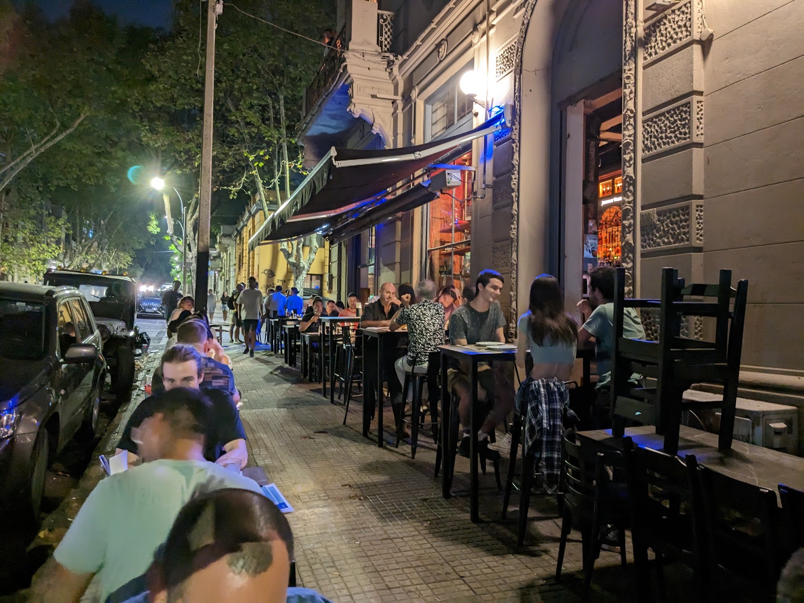 Historic corner bar with original woodwork