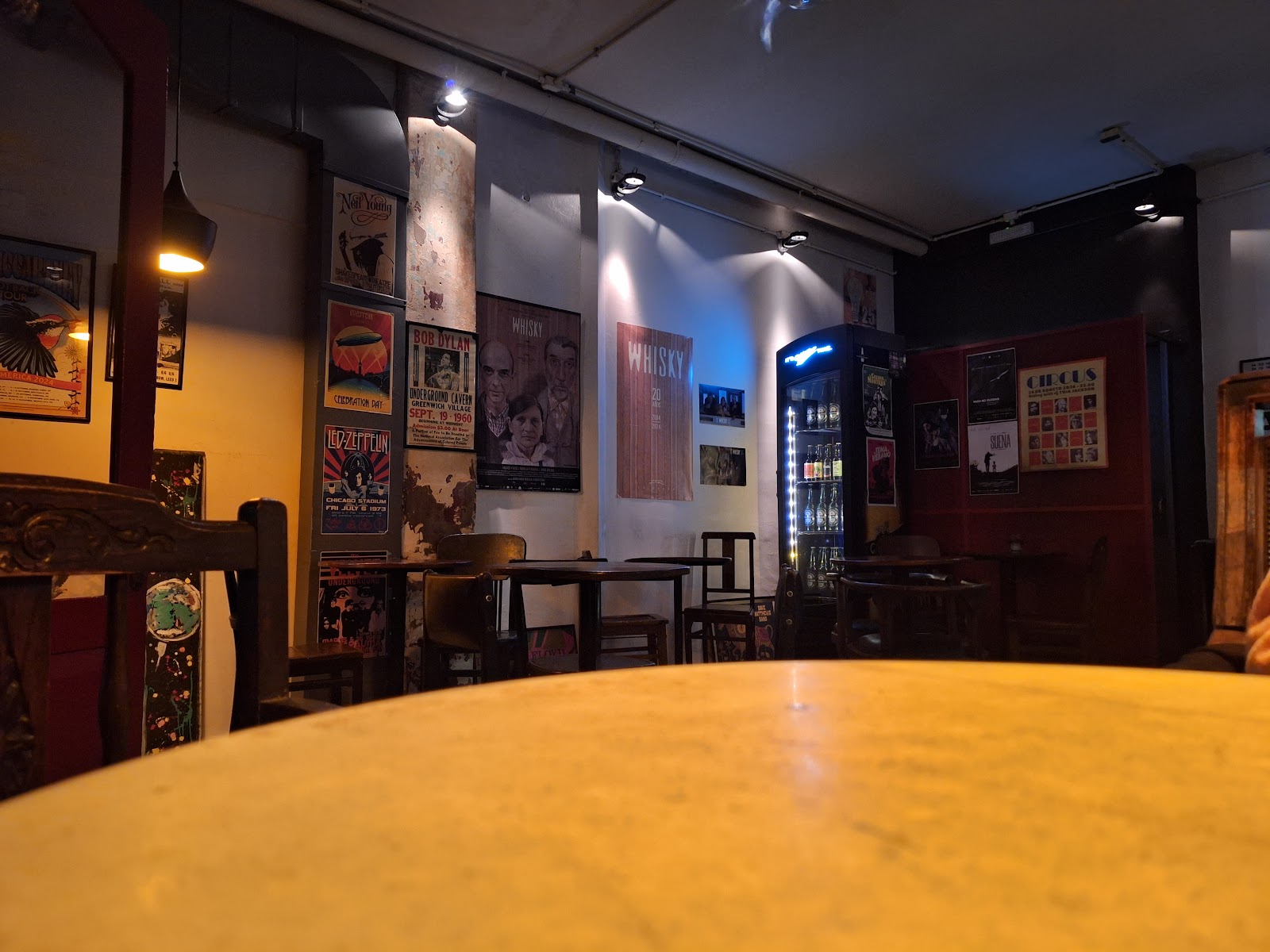Old wooden pub interior