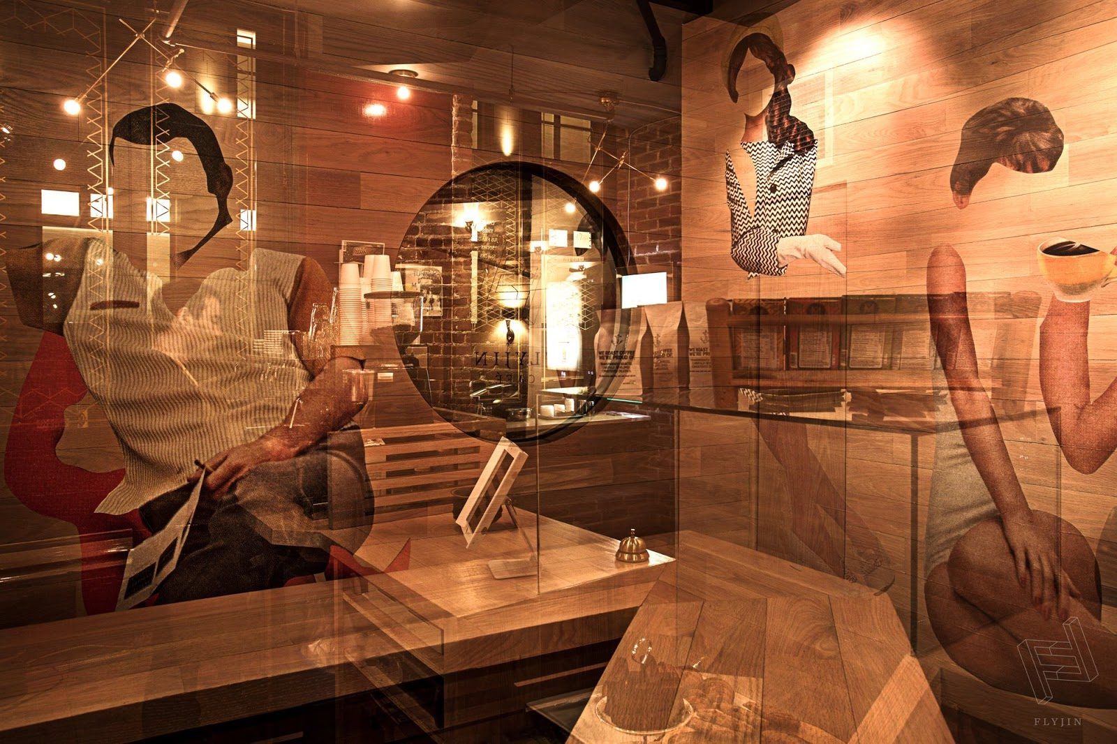 Flyjin Montreal bar interior