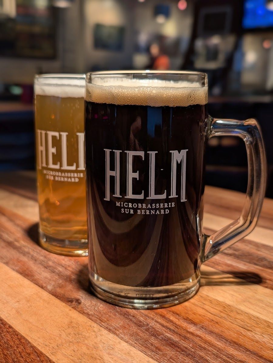 Helm Microbrasserie cocktail at the bar