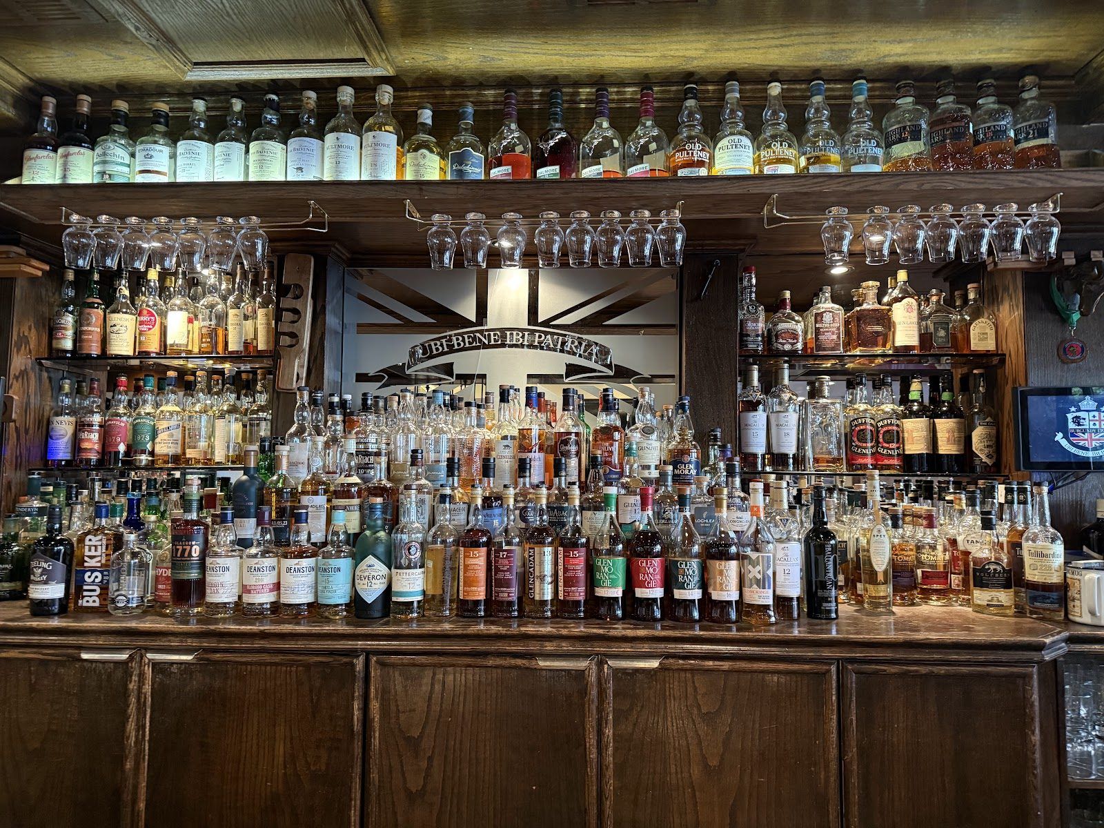 The Burgundy Lion Montreal bar interior