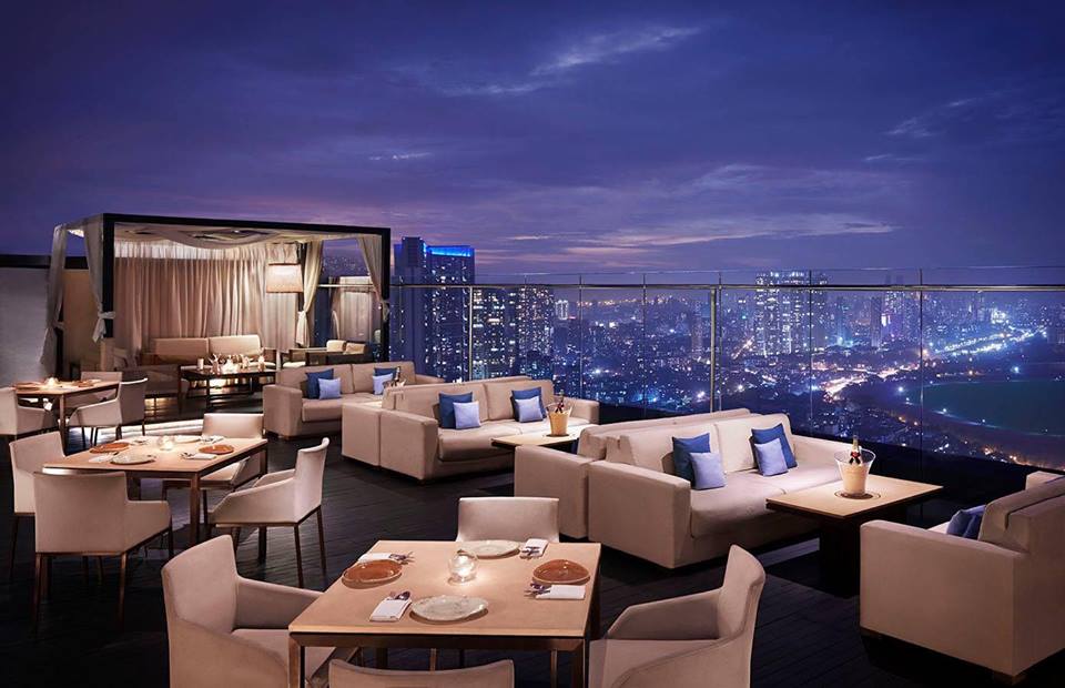 Asilo Rooftop at St Regis Mumbai bar interior