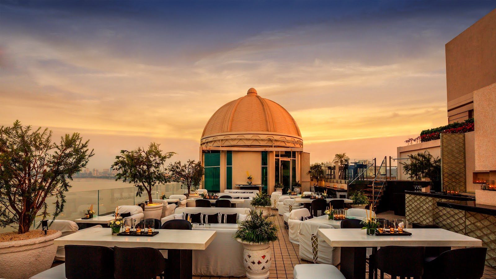 Dome at Intercontinental Mumbai bar interior