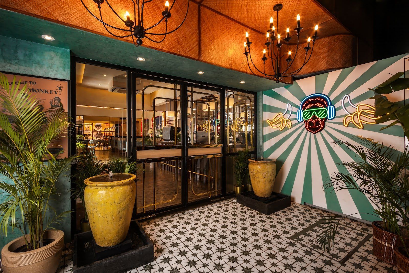 Monkey Bar Tea Lounge Mumbai bar interior