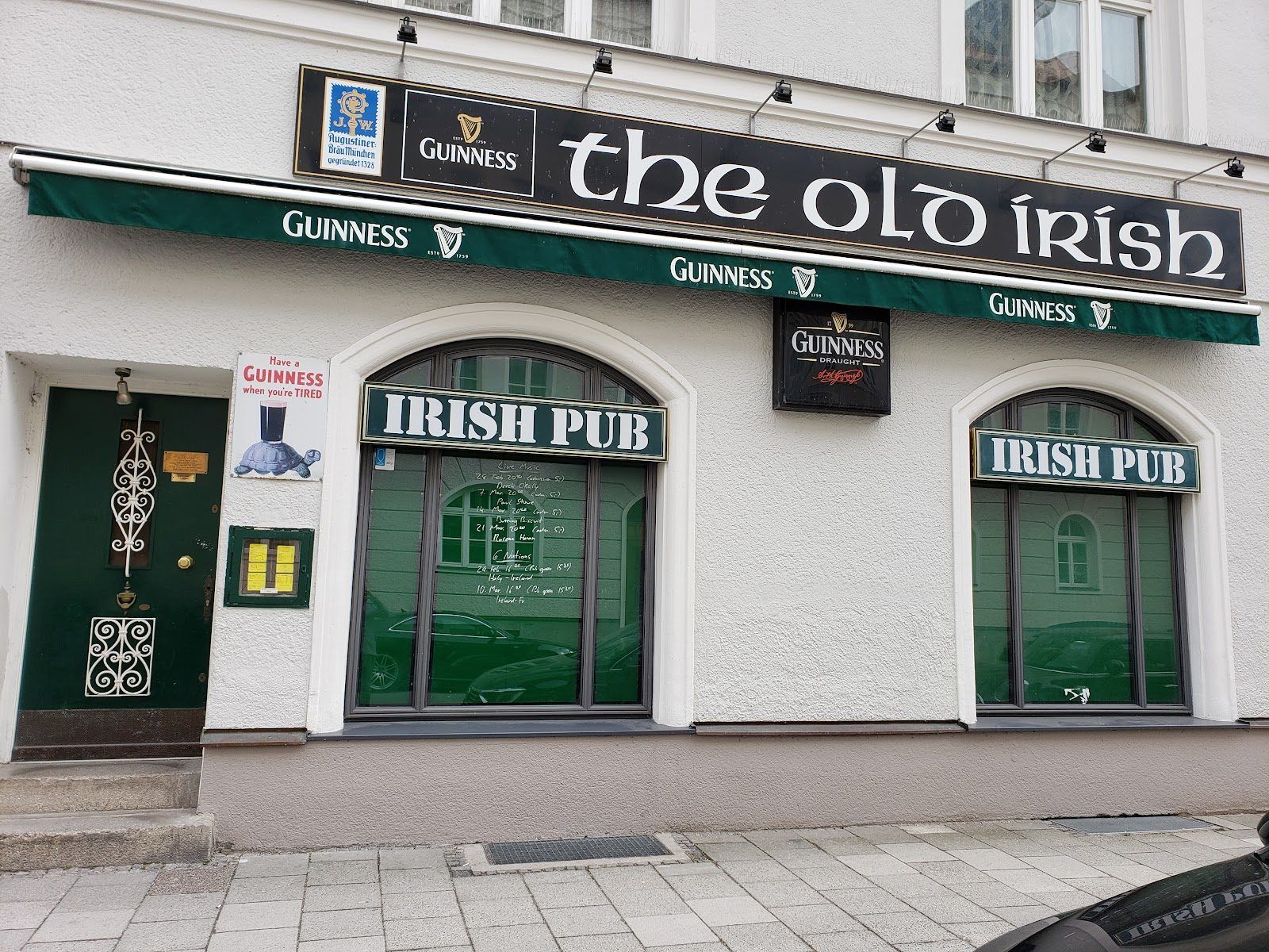 Irish Folk Pub Munich Munich bar interior