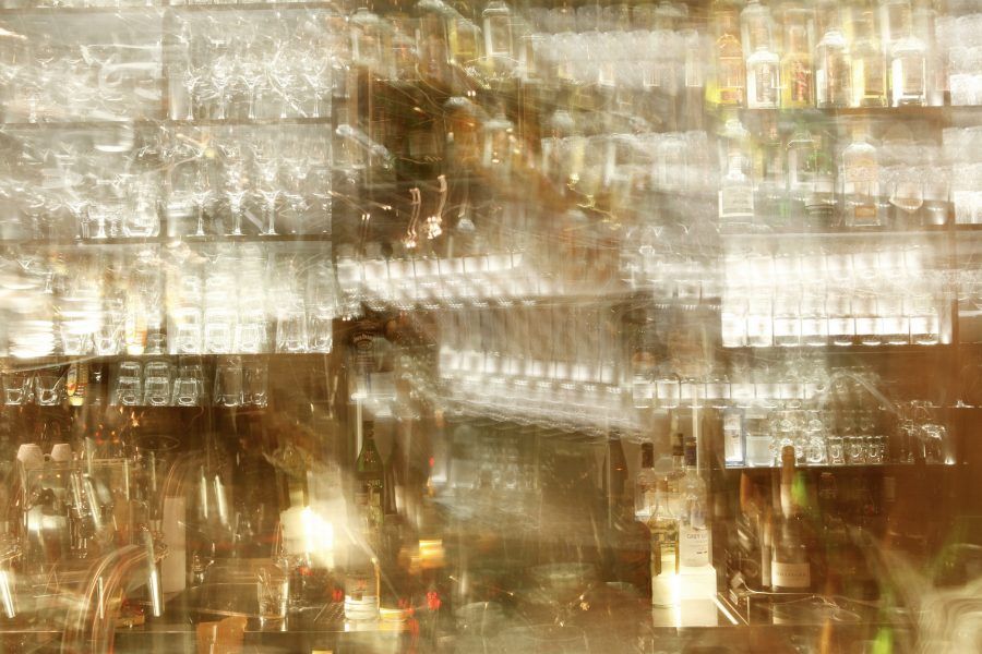 James T Hunt cocktail at the bar