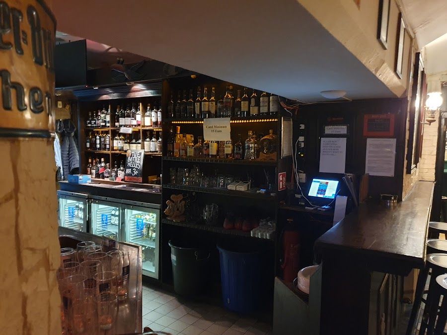 The Shamrock Irish Pub cocktail at the bar