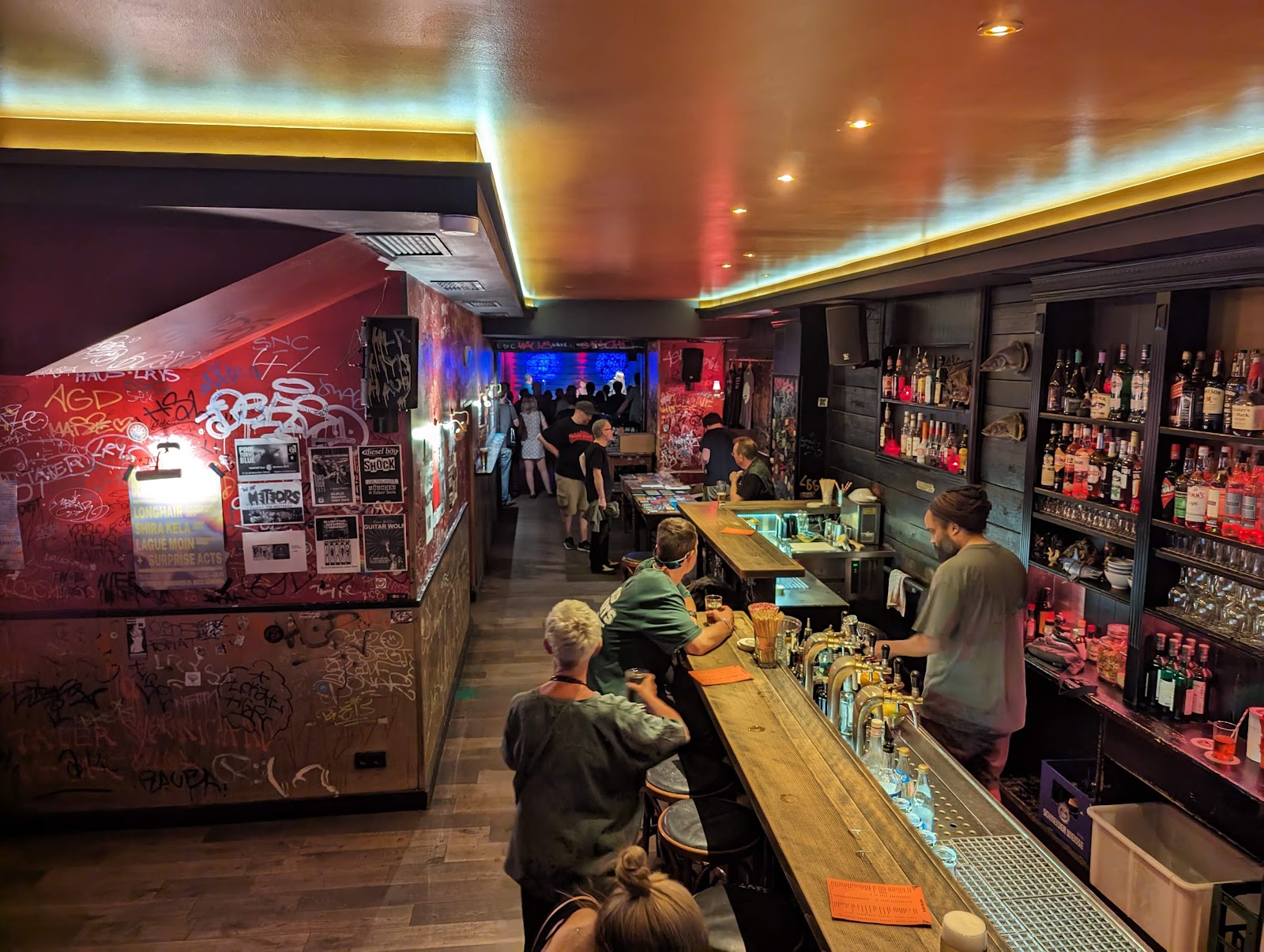 Unter Deck Munich Live Music Bar interior