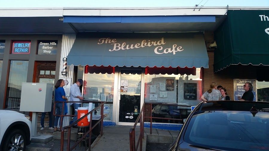 The Bluebird Cafe cocktail at the bar