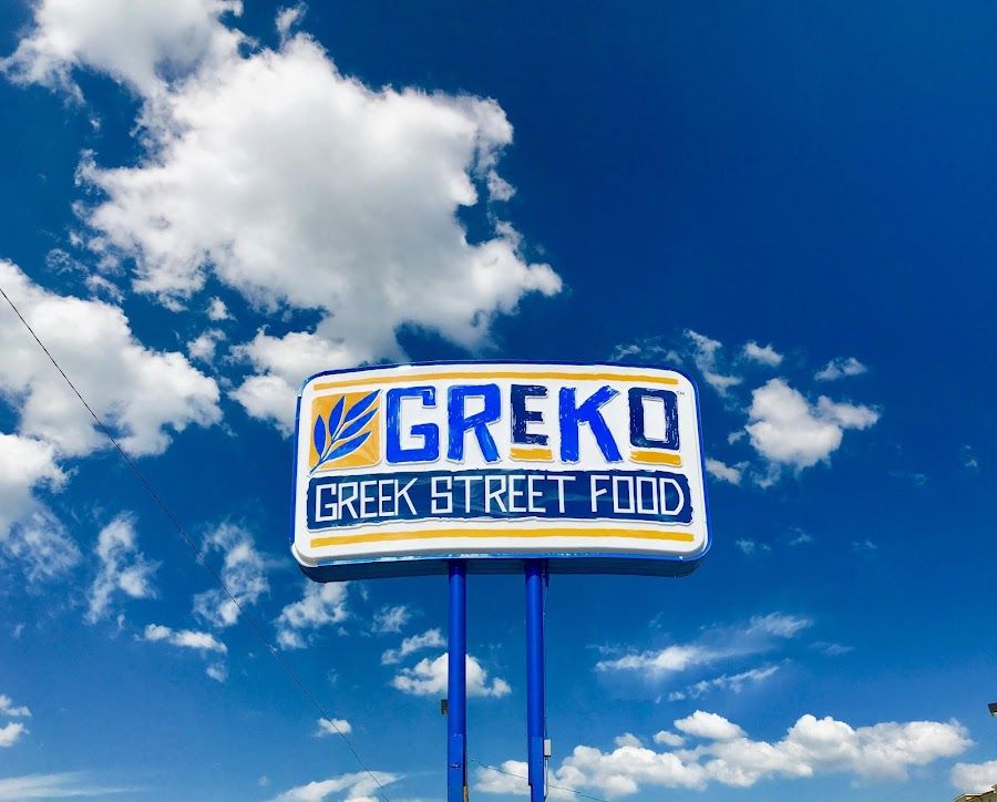 Greko Greek Street Food Bar cocktail at the bar