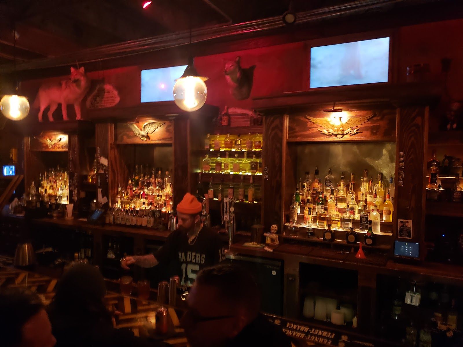Bar interior at The Crying Wolf Nashville