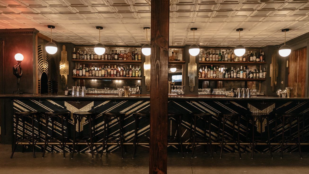 The Fox Bar & Cocktail Club Nashville bar interior