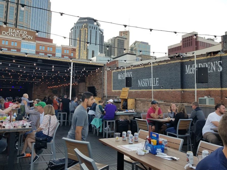 The George Jones Rooftop bar service
