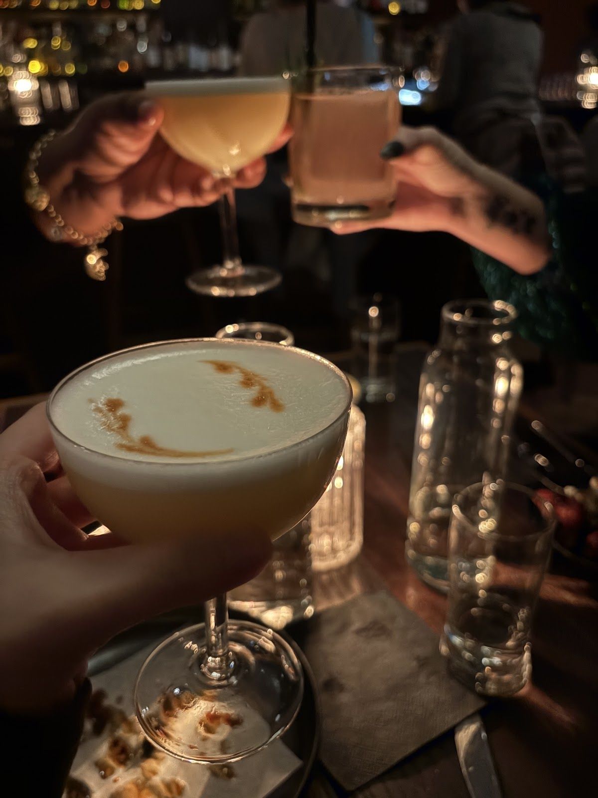 Cocktail being prepared at The Patterson House bar