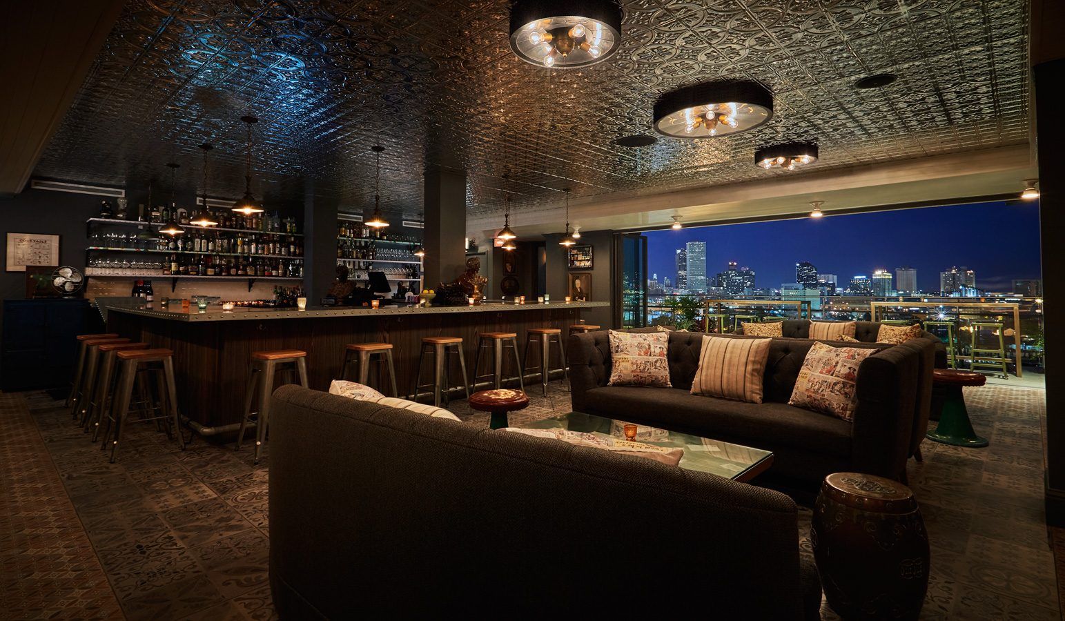 Hot Tin Rooftop New Orleans bar interior