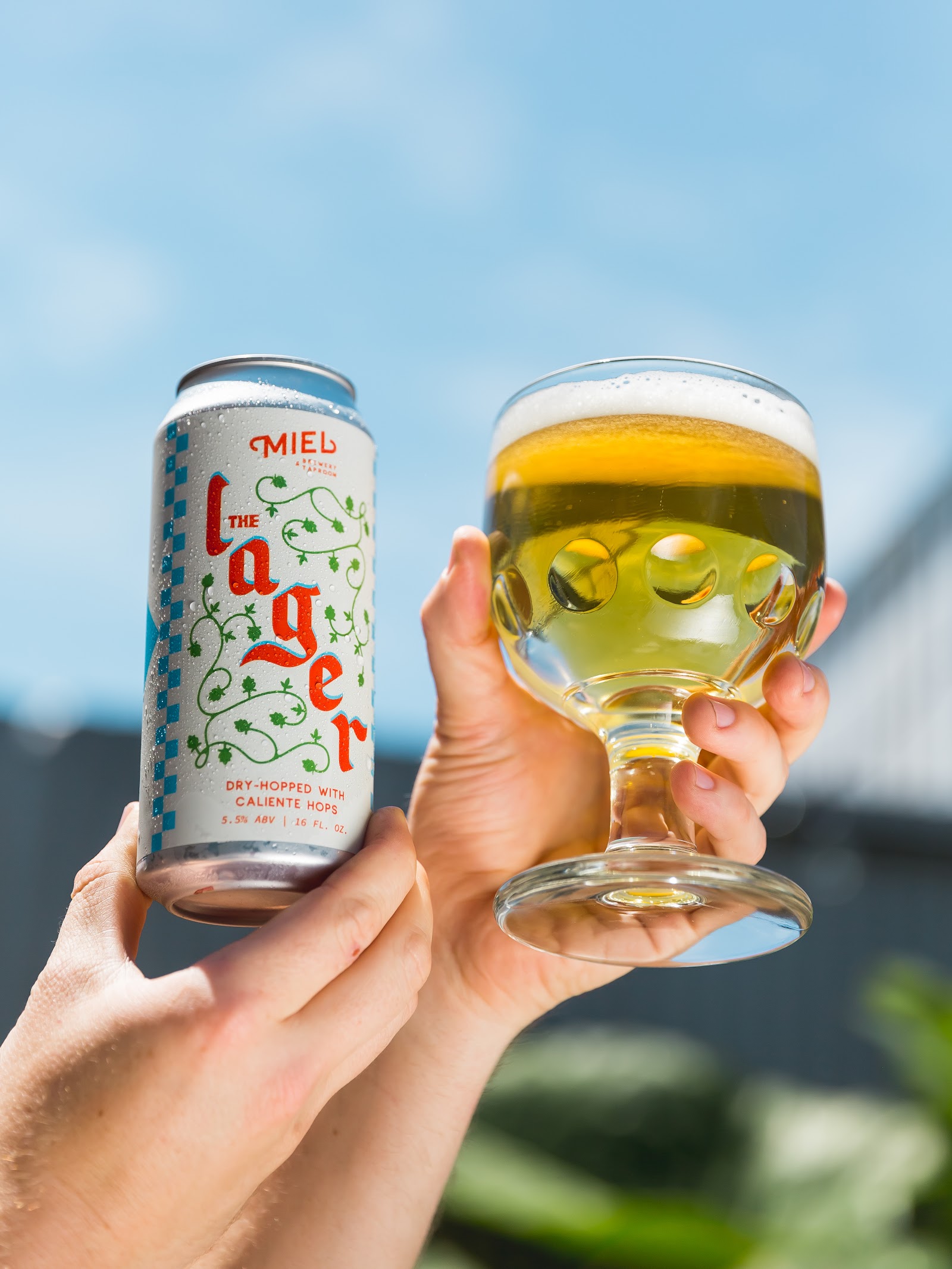 Taproom and beer garden at Miel Brewery in the Irish Channel, New Orleans
