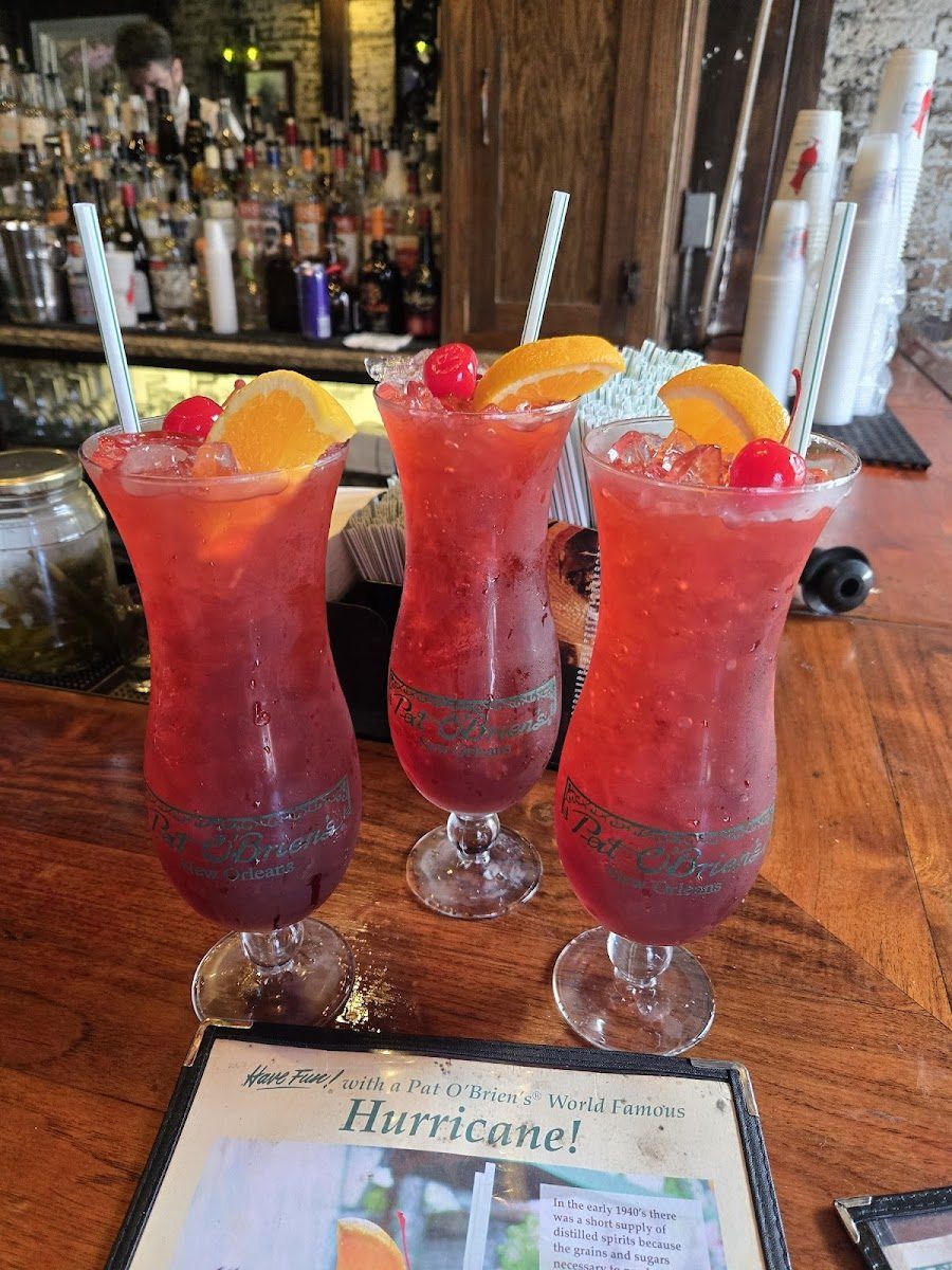 Pat O'Brien's cocktail at the bar