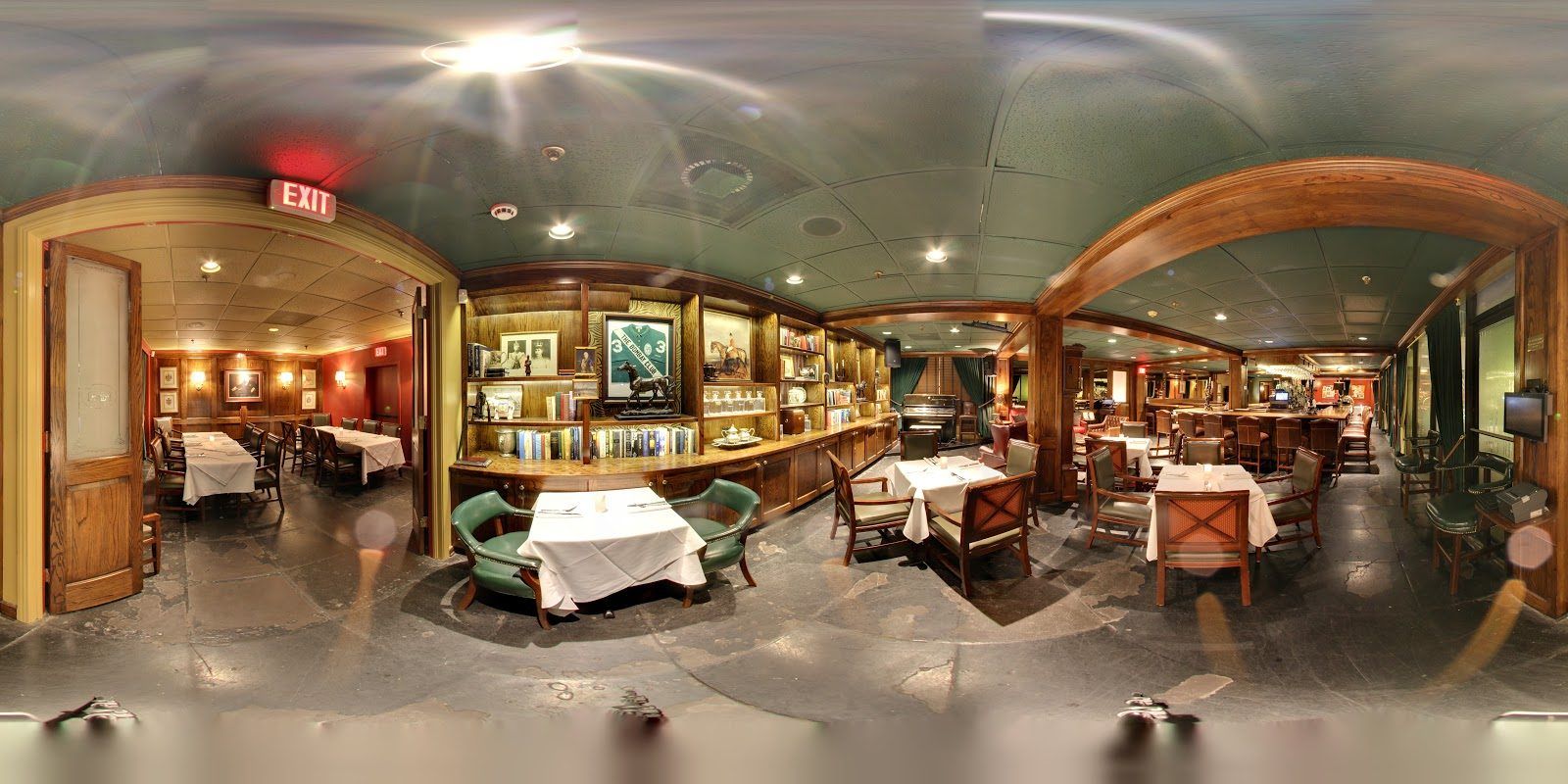 The Bombay Club New Orleans bar interior