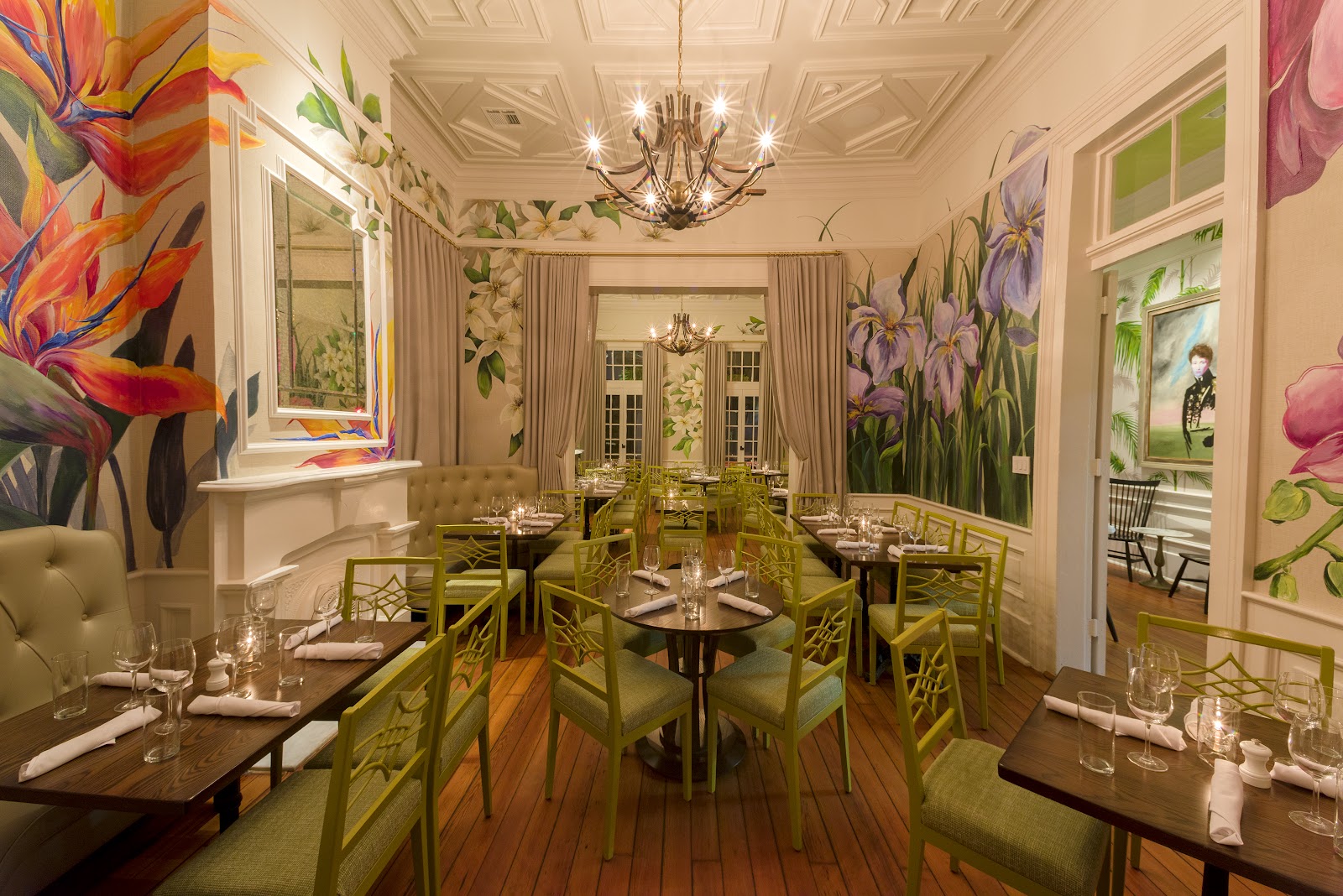The Country Club bar and pool in an 1850s cottage, Bywater, New Orleans