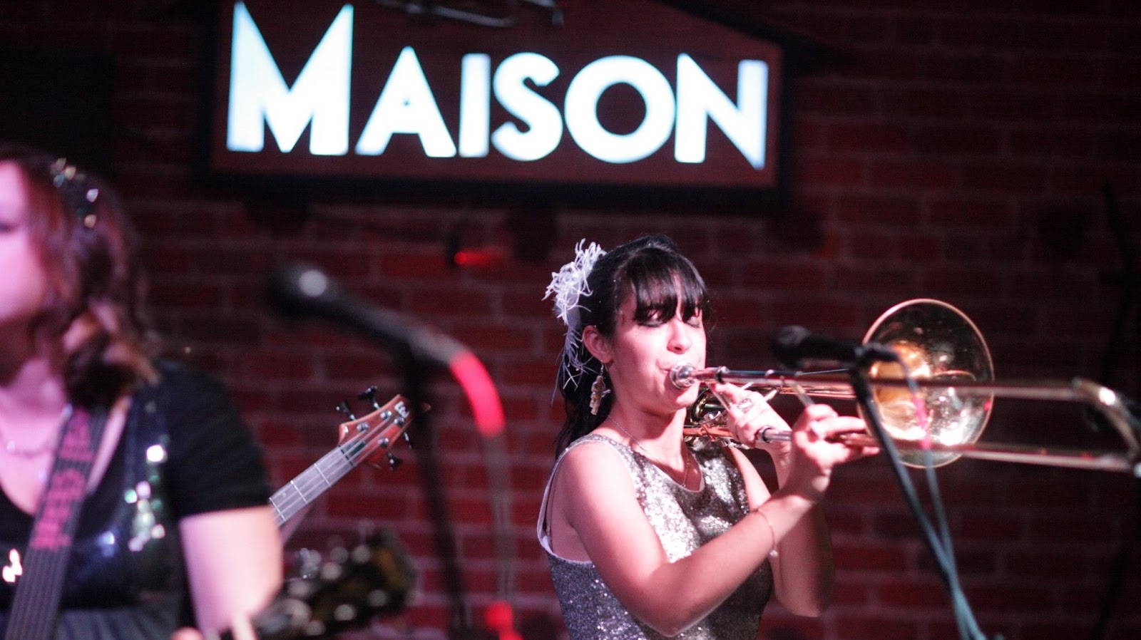 The Maison live music stage on Frenchmen Street, New Orleans
