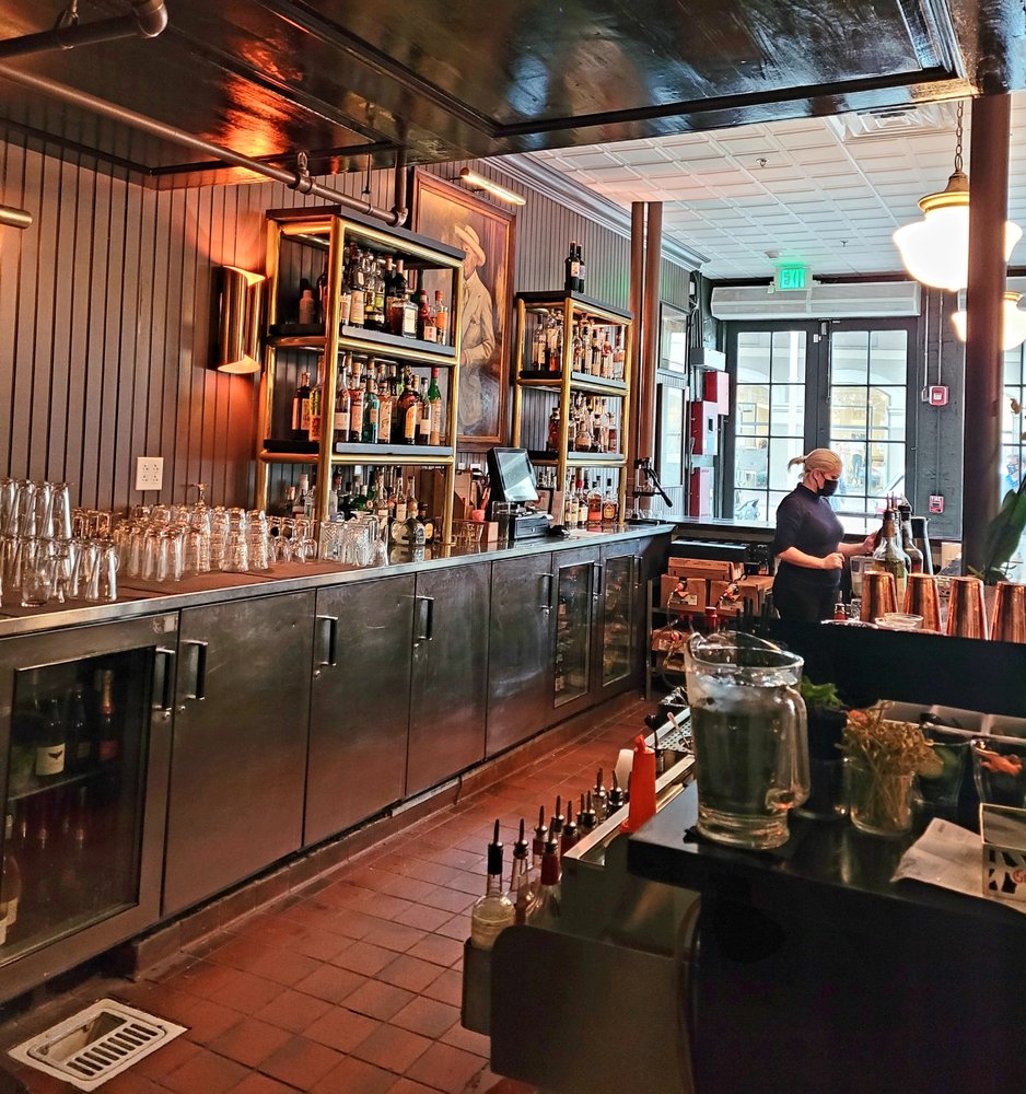 Tujague's historic stand-up bar, French Quarter New Orleans