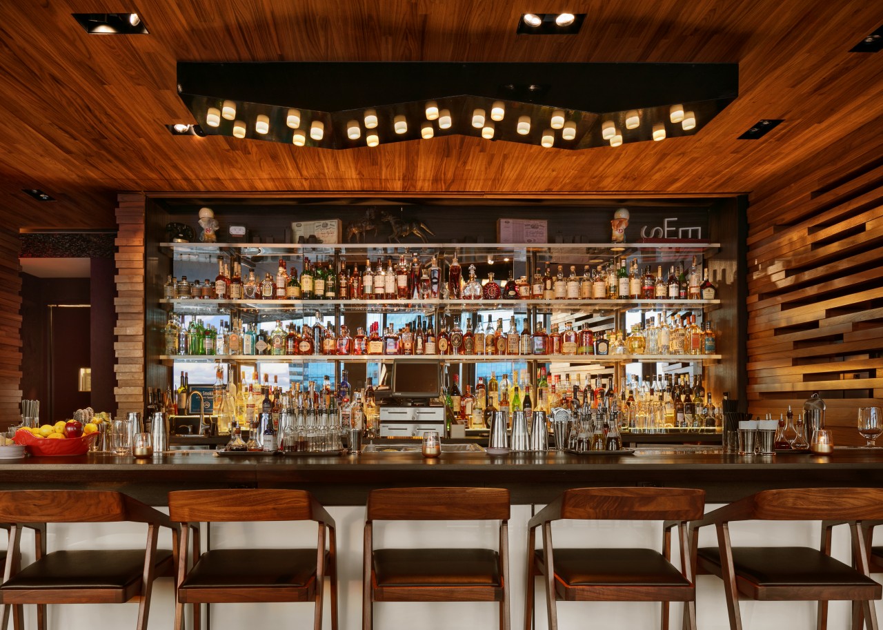 Bar 54 New York rooftop bar interior