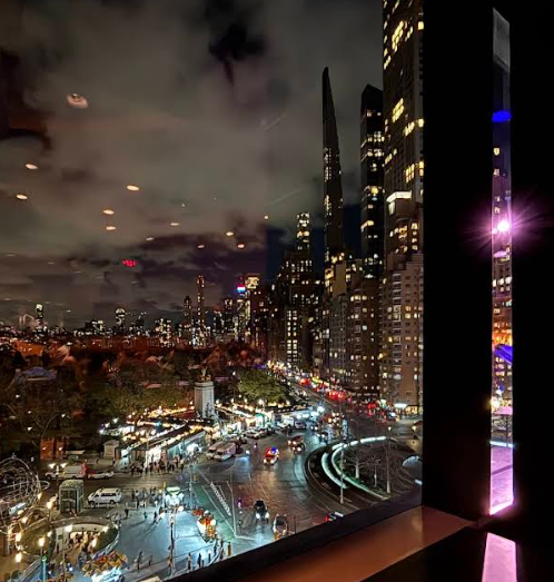 Dizzy's Club stage and bar at Jazz at Lincoln Center, Columbus Circle New York