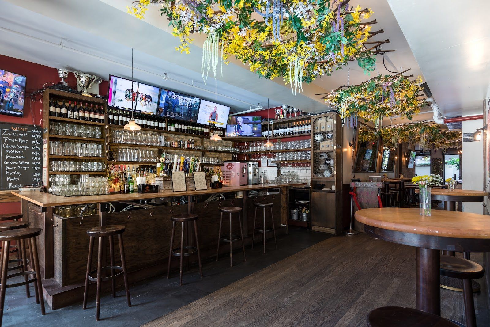 Loreley Beer Garden New York bar interior