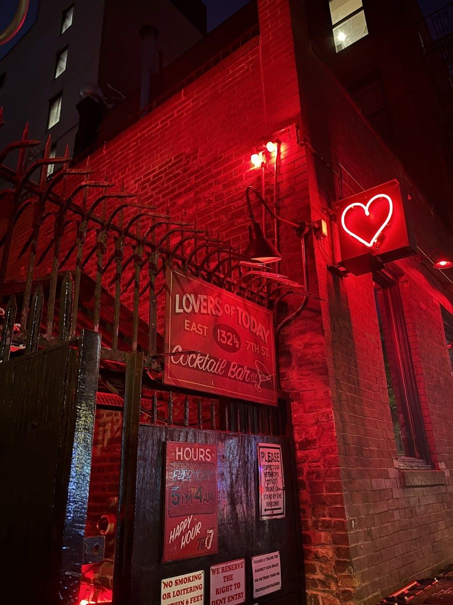 Lovers of Today East Village atmosphere
