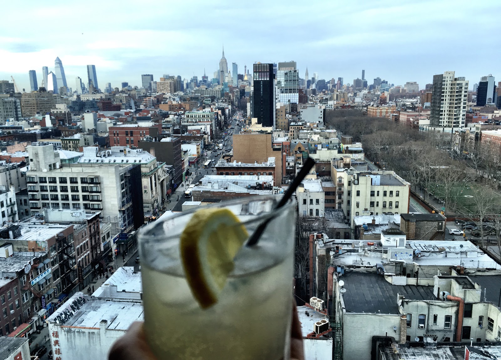 Rooftop 93 cocktails at the bar