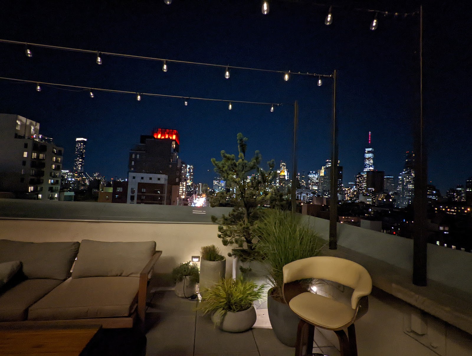 The Crown New York rooftop bar interior