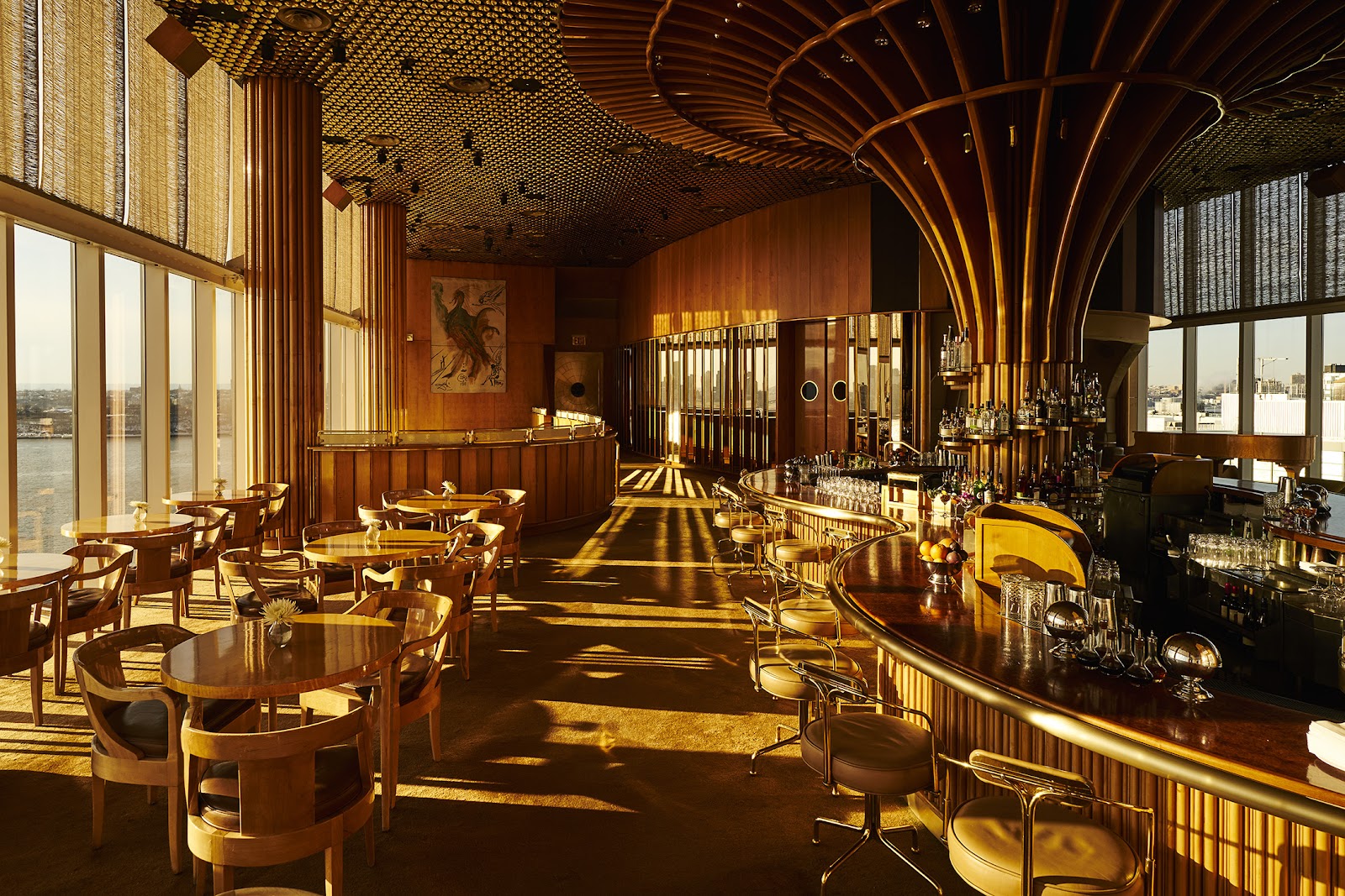 Top of the Standard New York rooftop bar interior