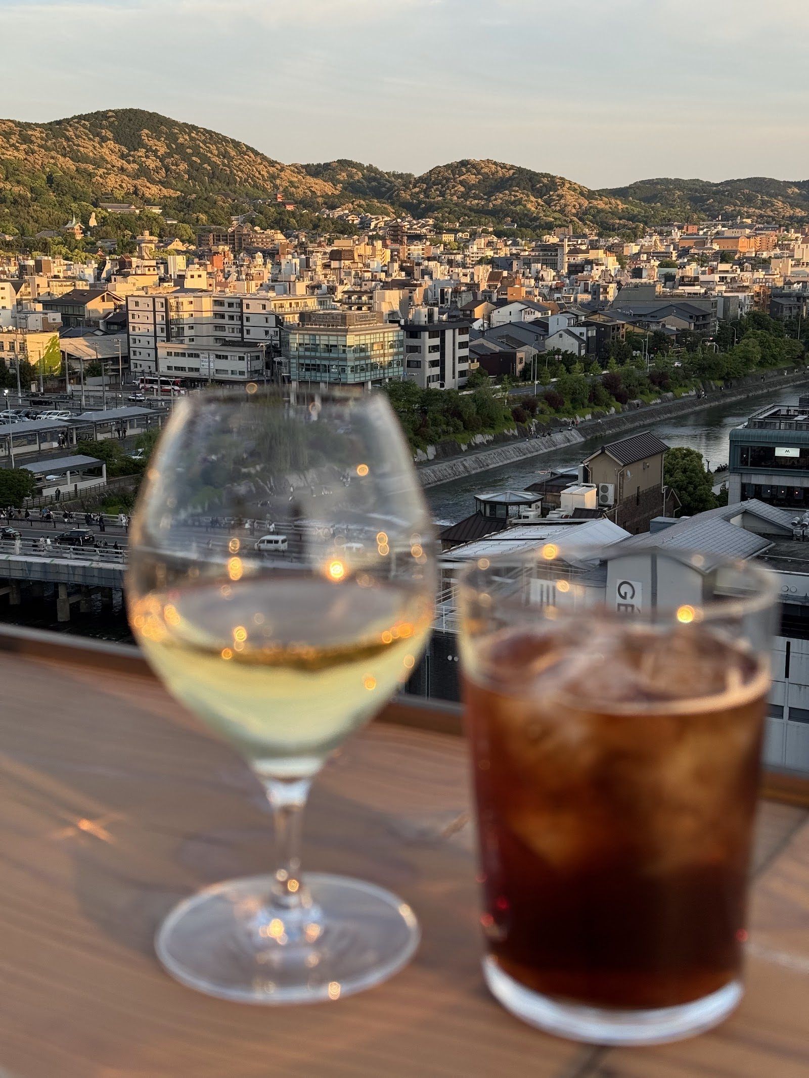 Asahi Beer Garden Rooftop Osaka bar interior