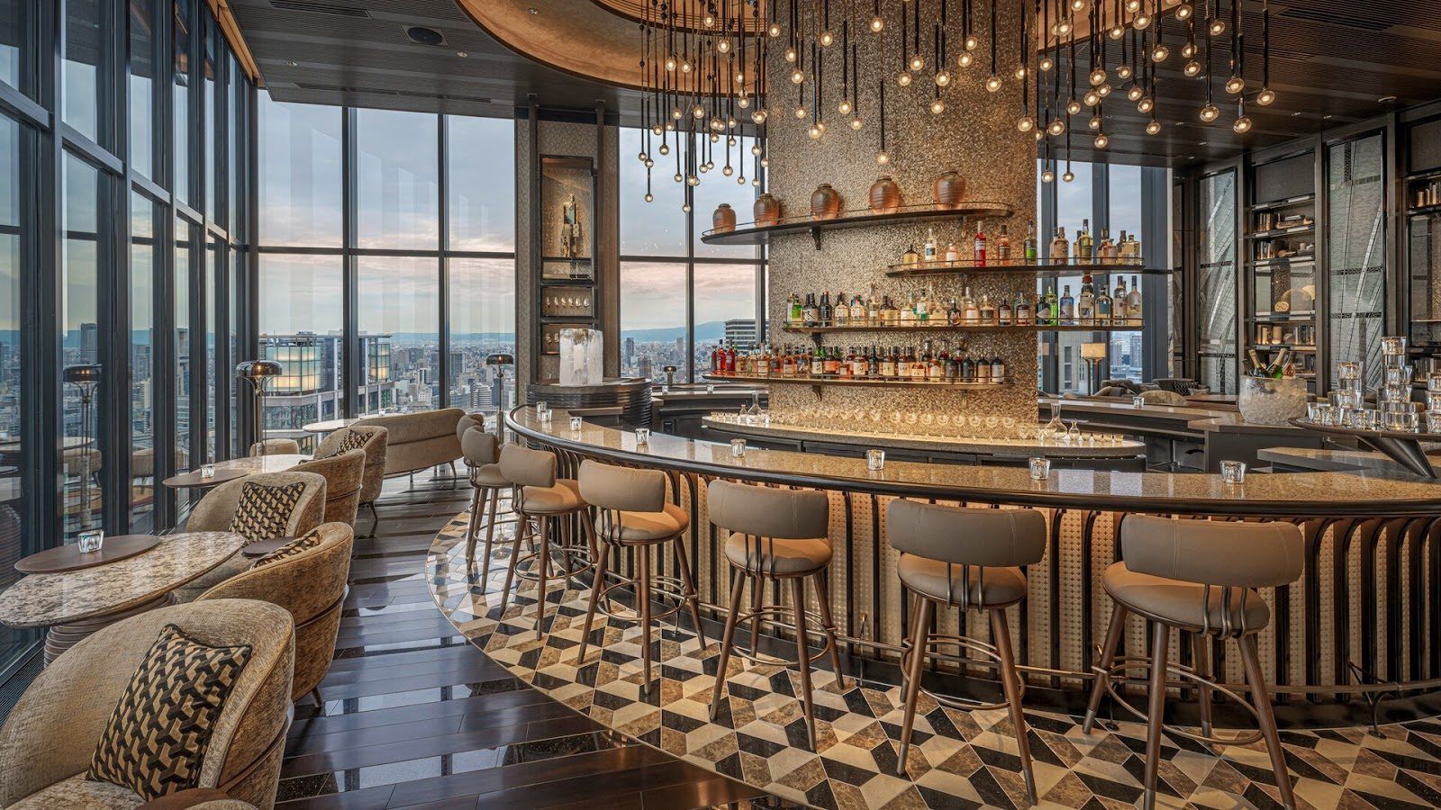 Bar Bota at Conrad Osaka Osaka bar interior