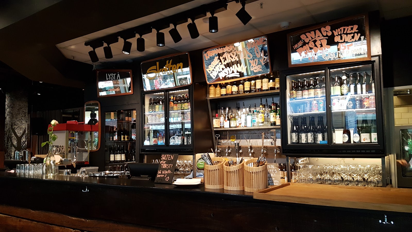 Skatten bar and cafe on Toyen Torg in east Oslo
