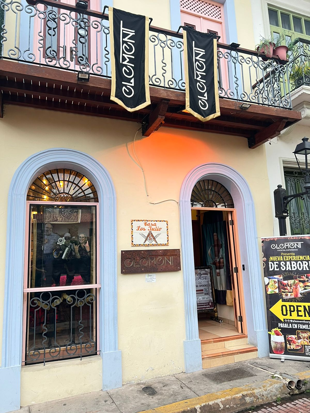 Steampunk cocktail bar interior in Casco Viejo Panama City