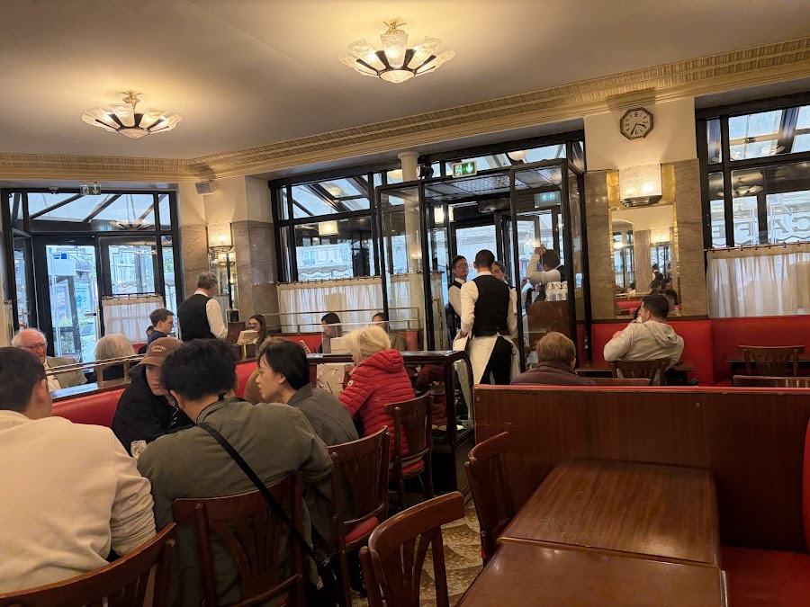 Cafe stools and counter