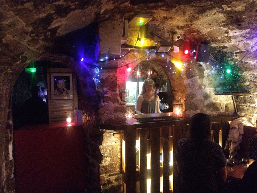 Le Comptoir des Canettes wine bar cellar, Saint-Germain Paris