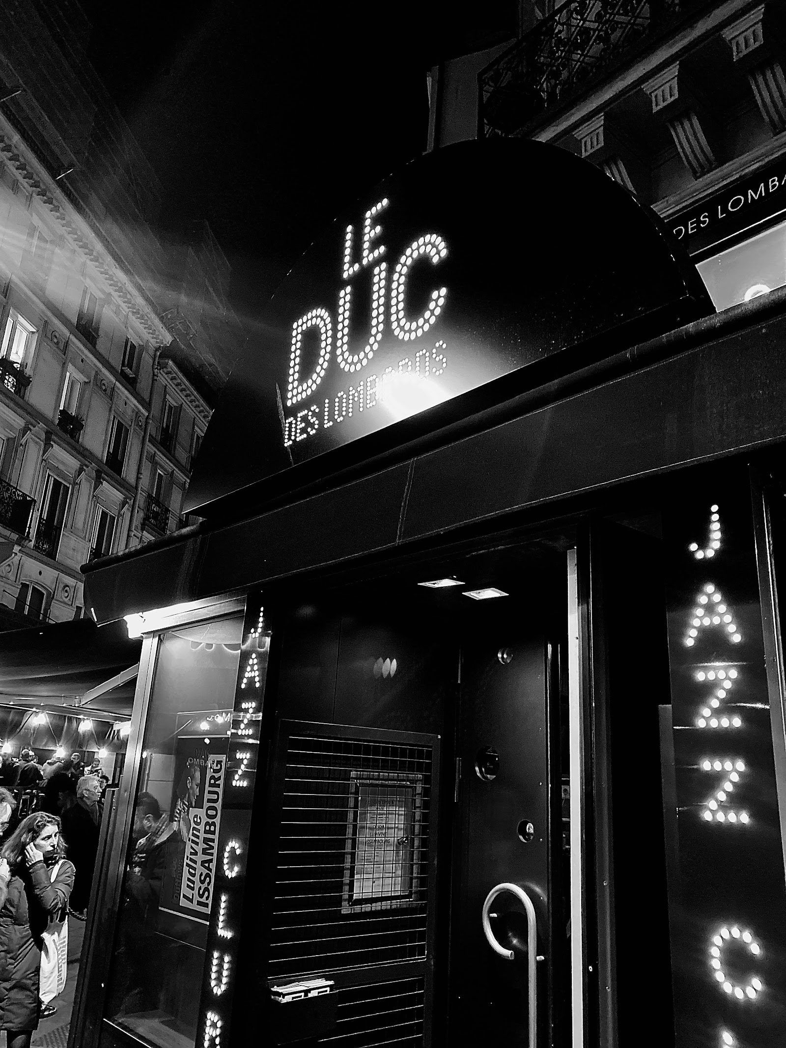 Duc des Lombards Paris bar interior