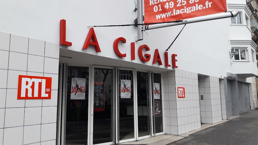 La Cigale concert hall interior, Pigalle Paris