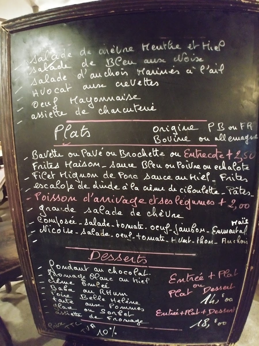 Le Bistrot de l'Ovalie Paris evening service