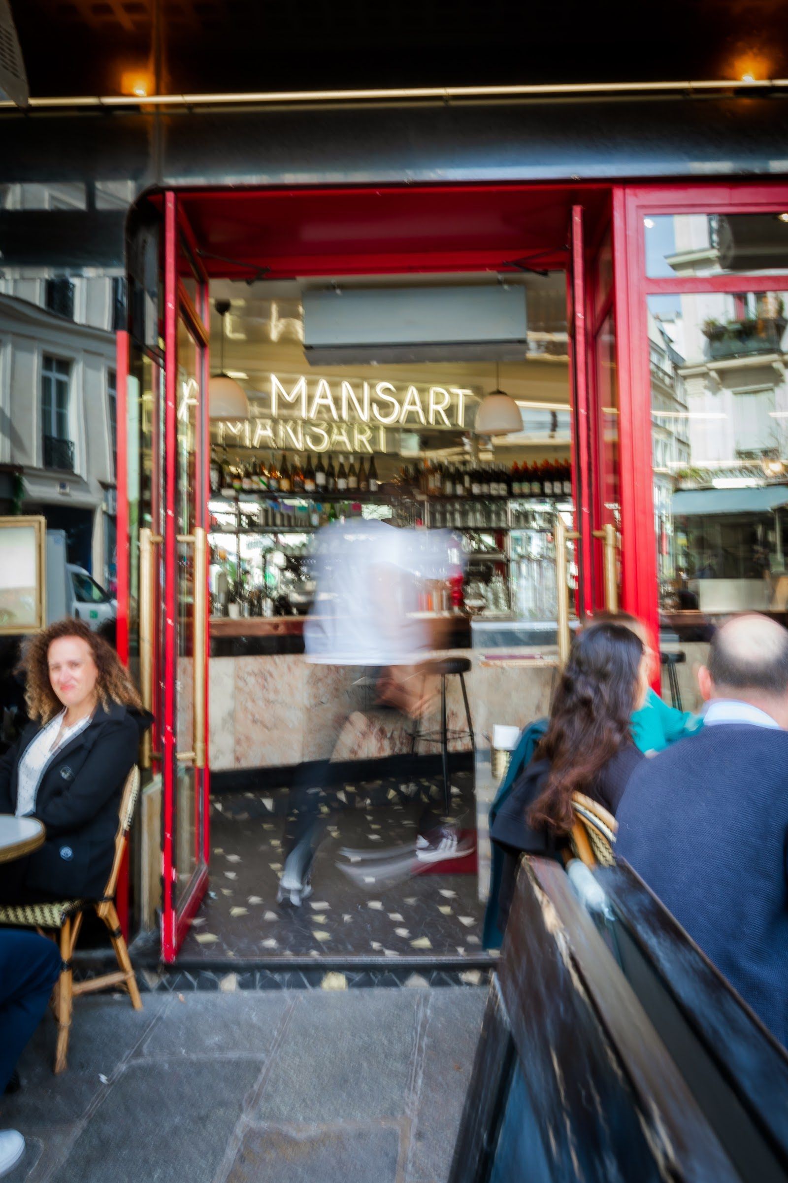Le Mansart Paris bar interior