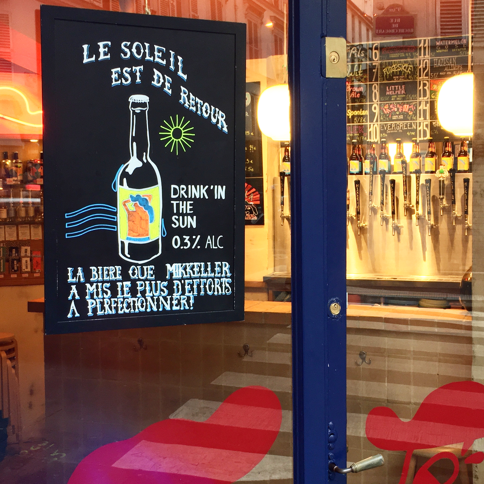 Mikkeller Bar Paris taproom with rotating craft beer taps, rue de Rochechouart