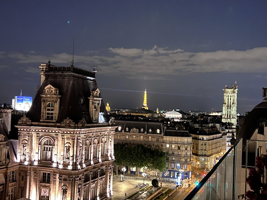 Rooftop bar atmosphere